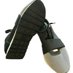Balenciaga Race Runner \'Black\' Grey size 43 US size 10 excellent condition authe Balenciaga Runner Sneakers  main image 4